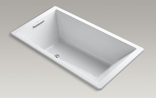 Kohler K-1173-VB Underscore Soaking Bathtub Drop - White